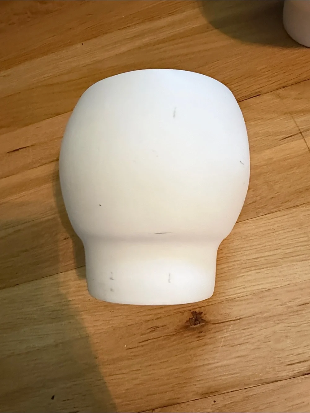 Set of 2 White Ceramic Skull Planter Pair - Home Accents